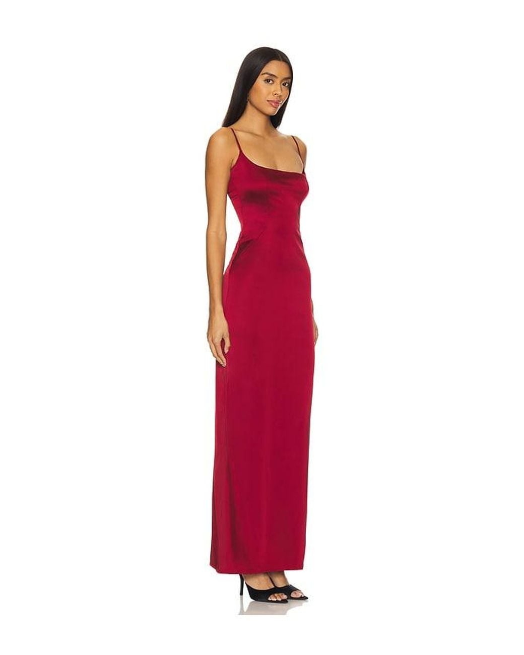 Nbd Red Suman Maxi Dress