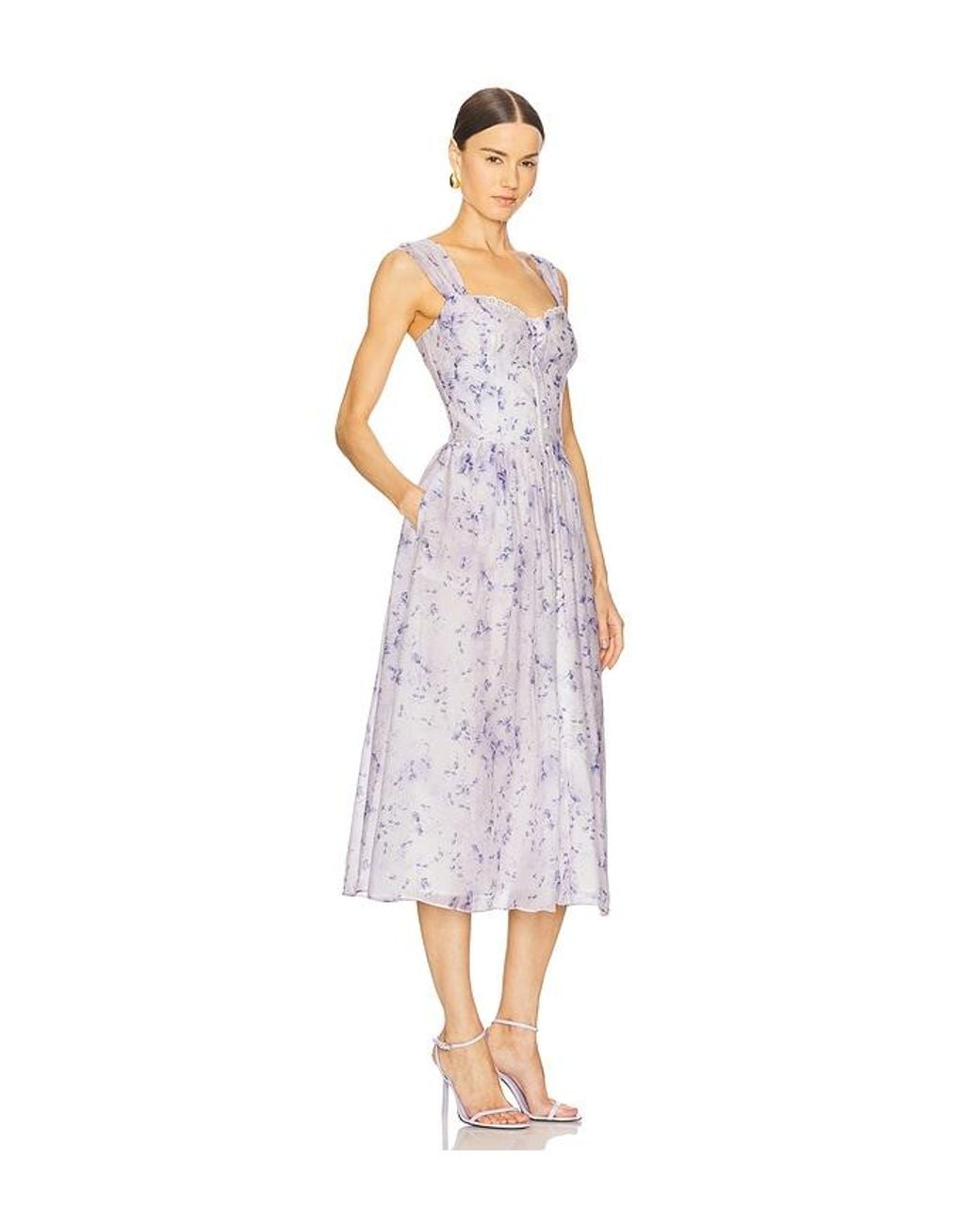 Bardot White Malea Midi Dress