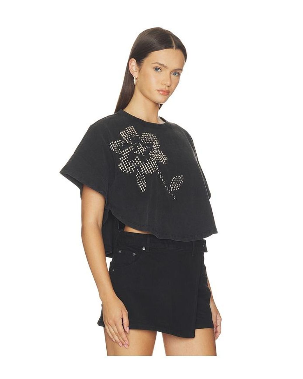 Steve Madden Black Callum Top