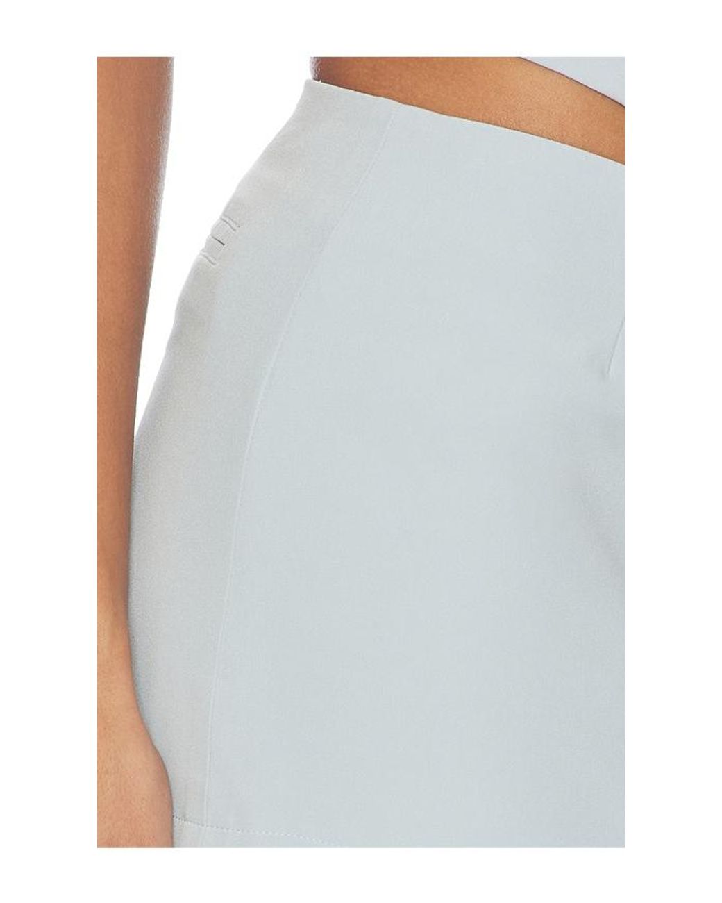 BY.DYLN Blue Brynn Micro Skirt