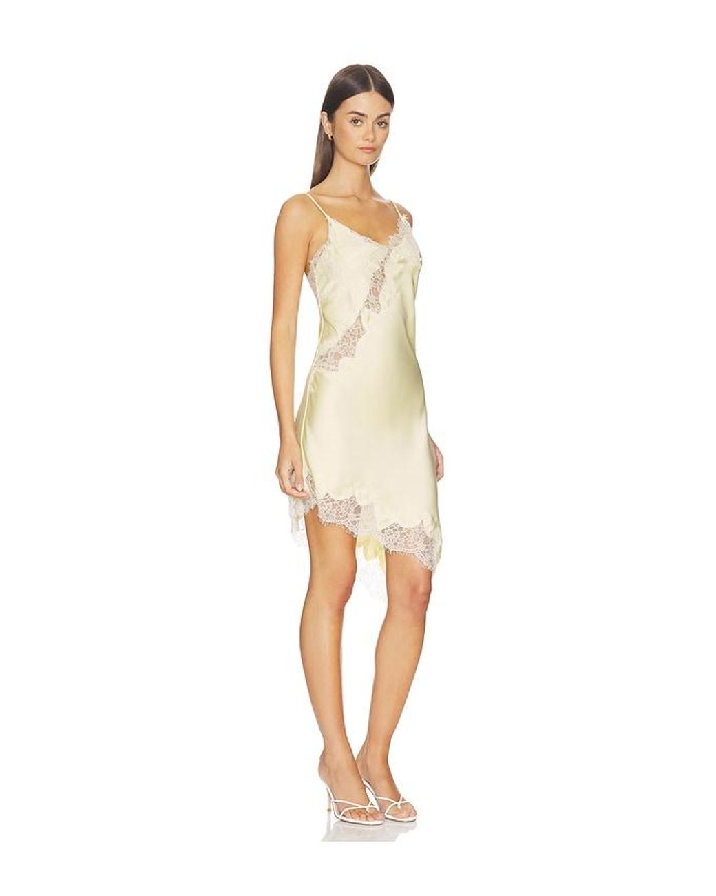 Line & Dot Natural Emel Asymmetrical Dress
