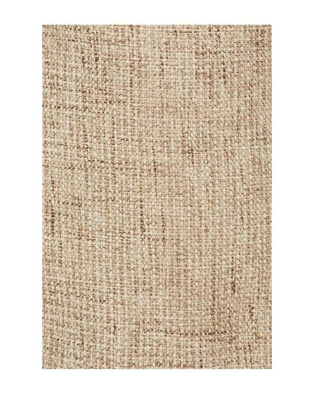 Odd Muse Natural Tweed Contrast Detail Midi Dress