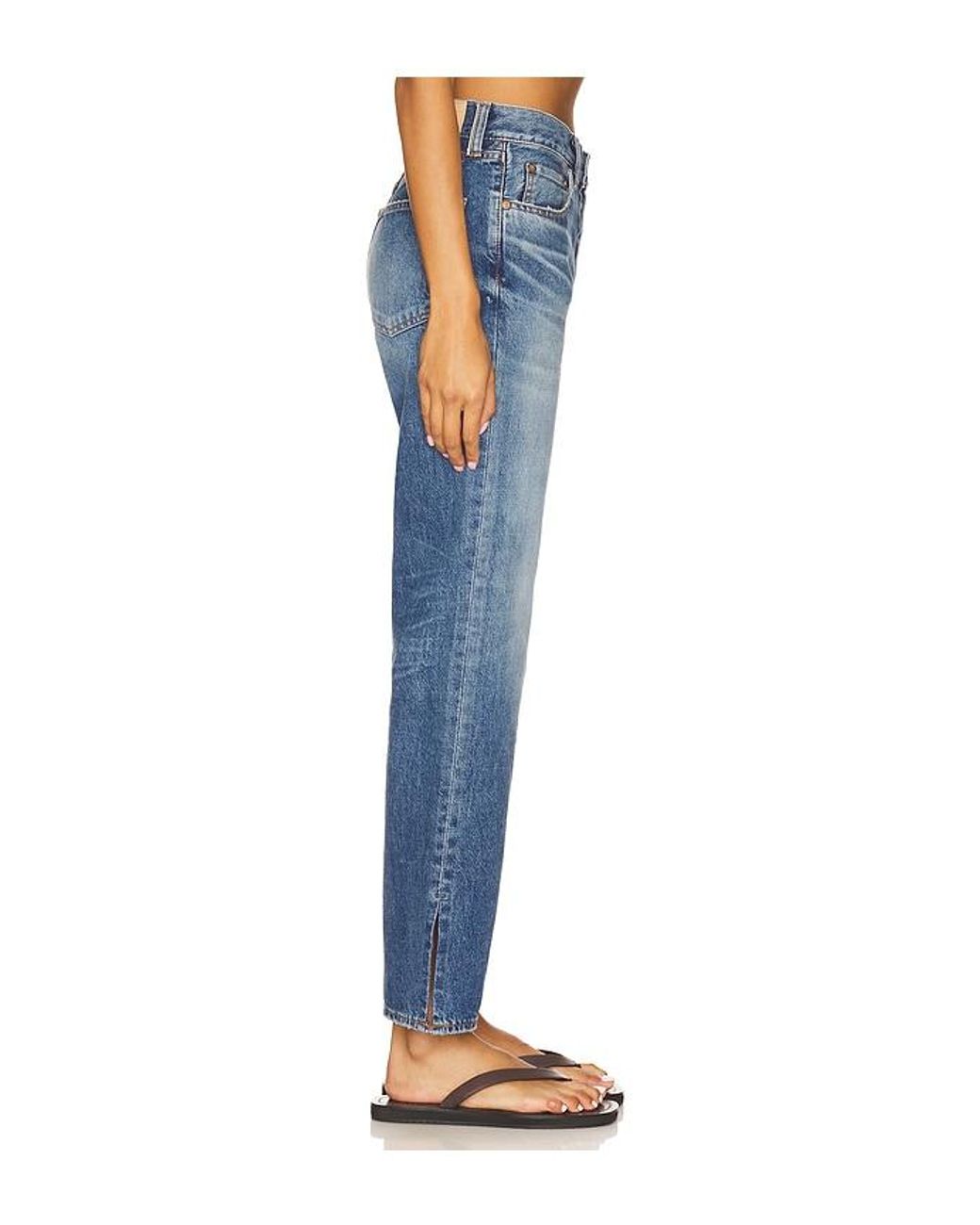 Moussy Blue Sunset Straight Jeans