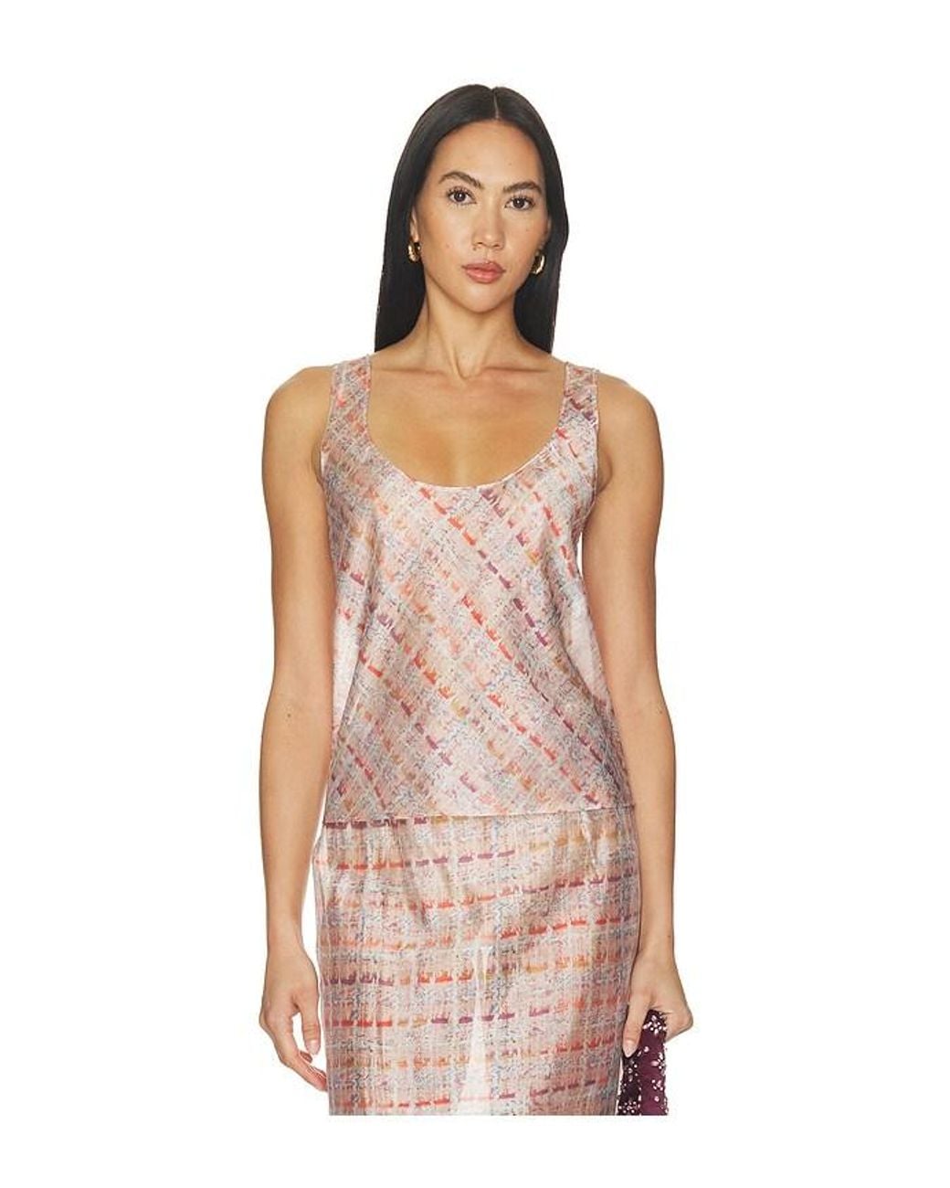 Lovers + Friends Pink Gemini Top