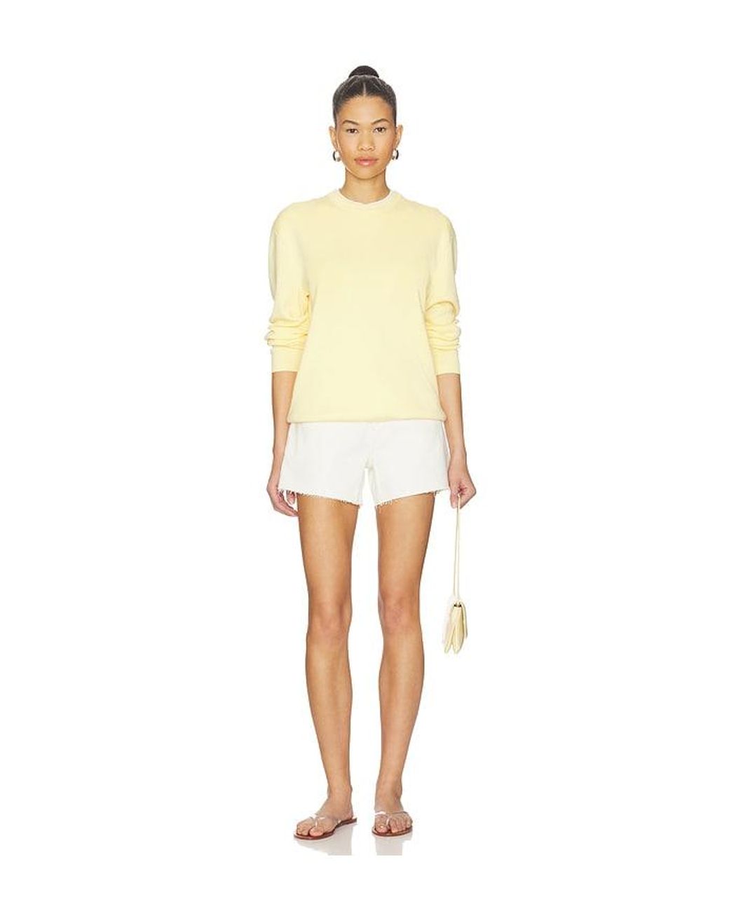AG Jeans White Halle Short