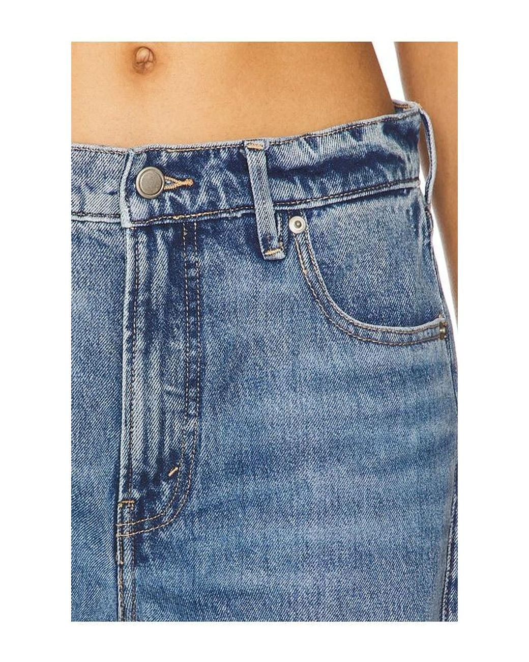 GOOD AMERICAN Blue Good Standard Baggy Jeans
