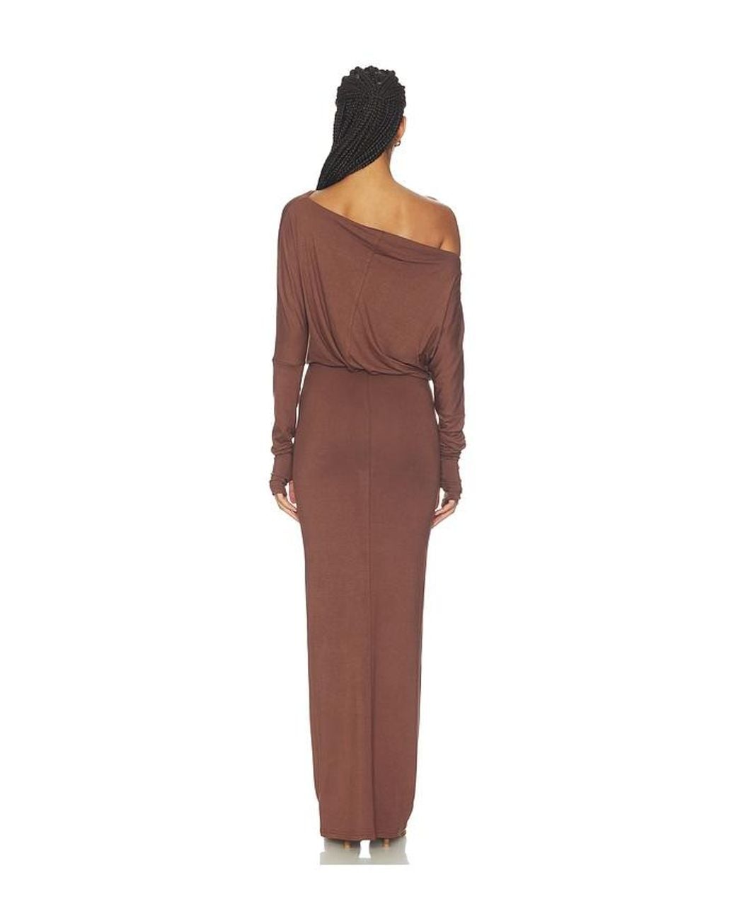 ALL THE WAYS Brown Florrie Maxi Dress