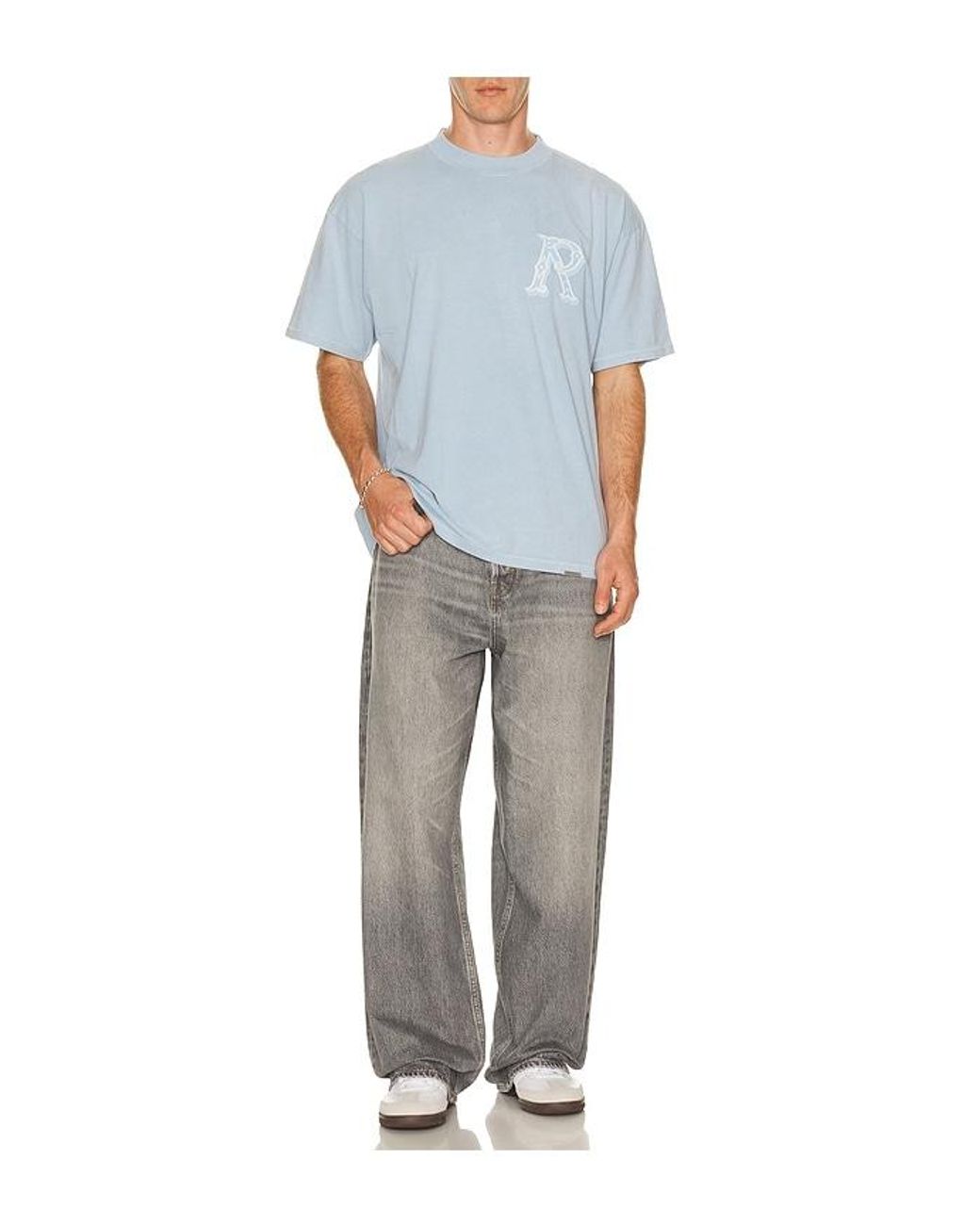 Represent Blue Western Initial Tee for men