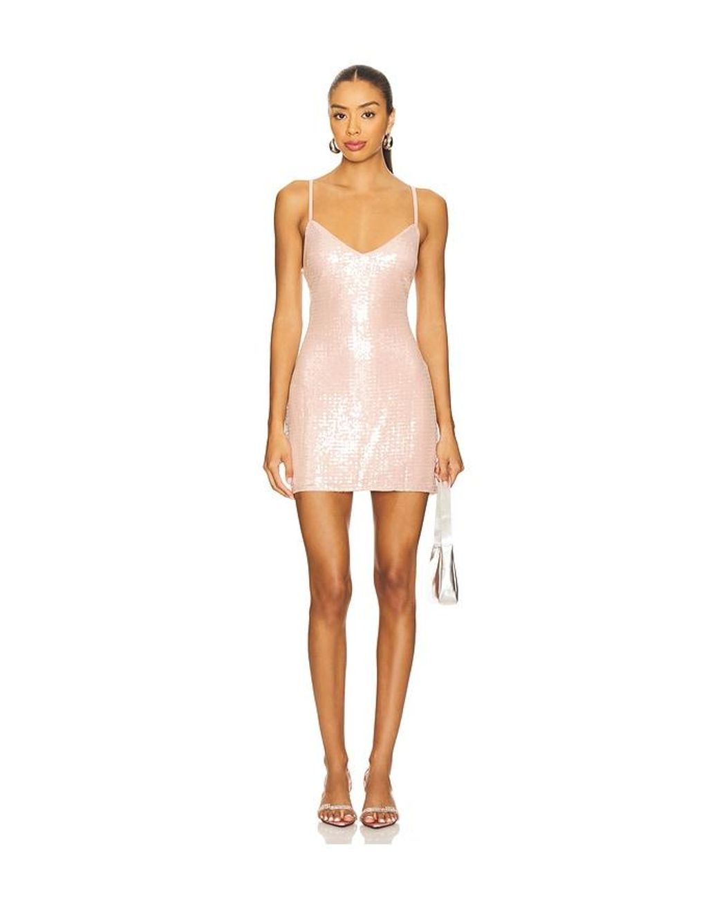 ROBE ALBA en Pink superdown en coloris White