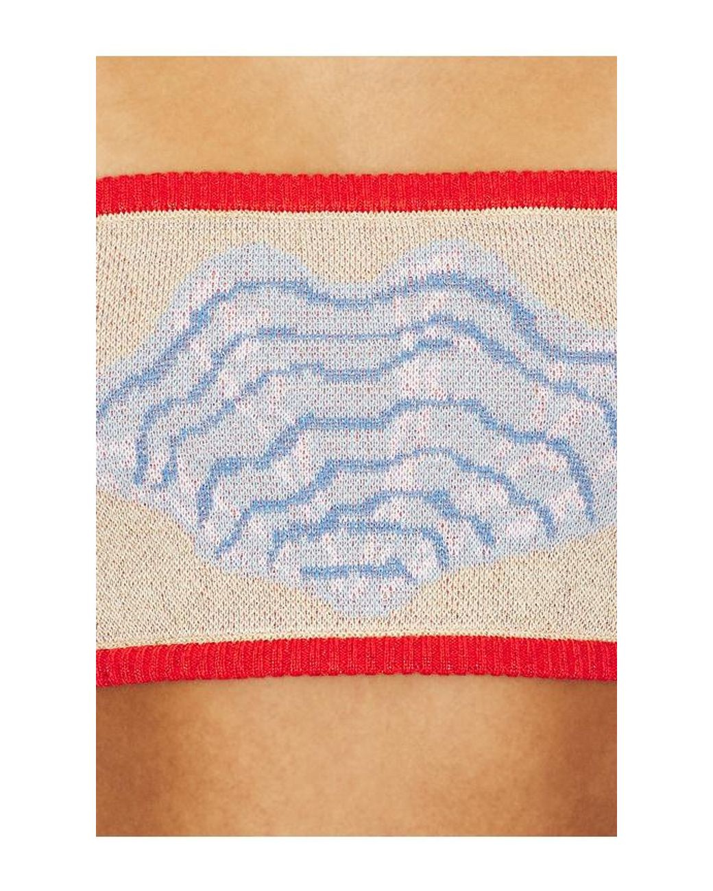 retroféte Multicolor Aralyn Knit Bandeau