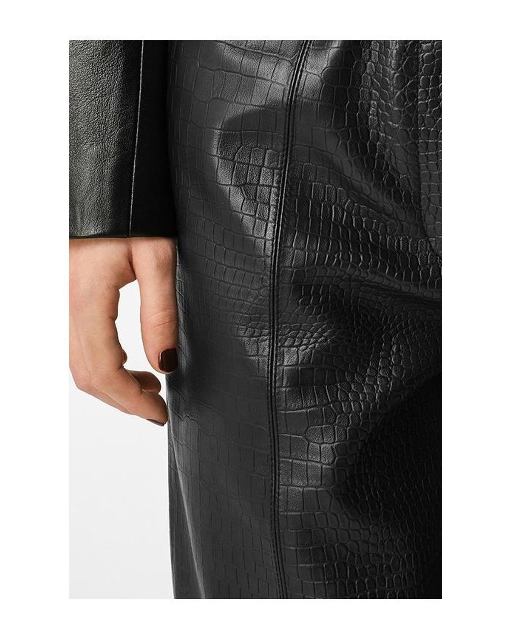REVOLVE LOS ANGELES Black Agnes Leather Pant