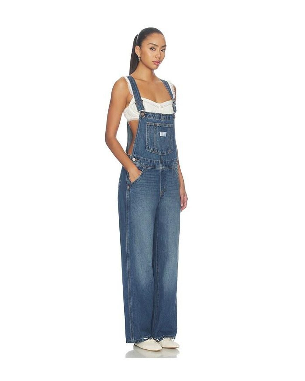 Levi's Blue Baggy Overall
