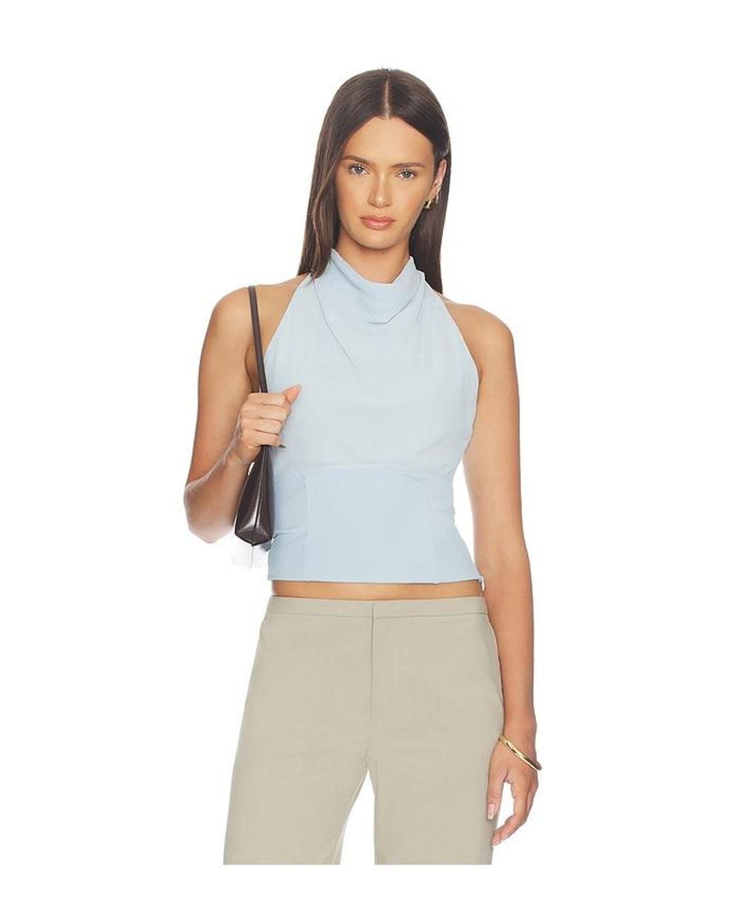 SOVERE Blue Ada Halter Top