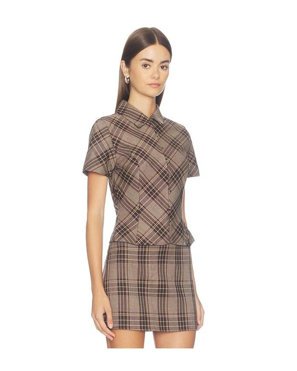superdown Brown Mariam Top