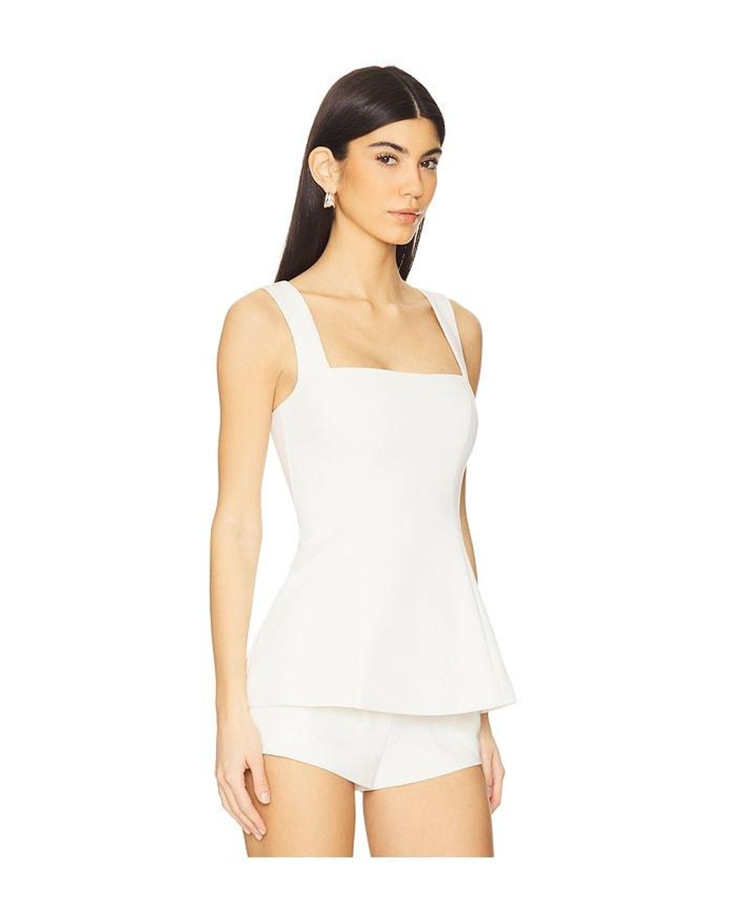 Lovers + Friends White Brixton Top