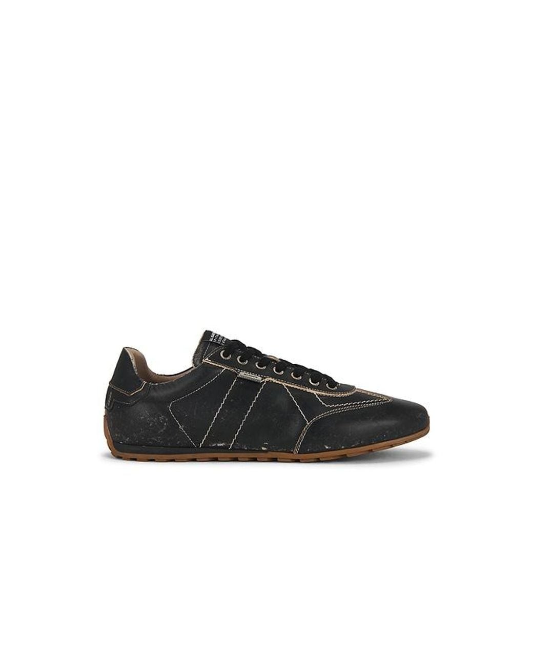 AllSaints Black Liam Low Top Sneaker for men