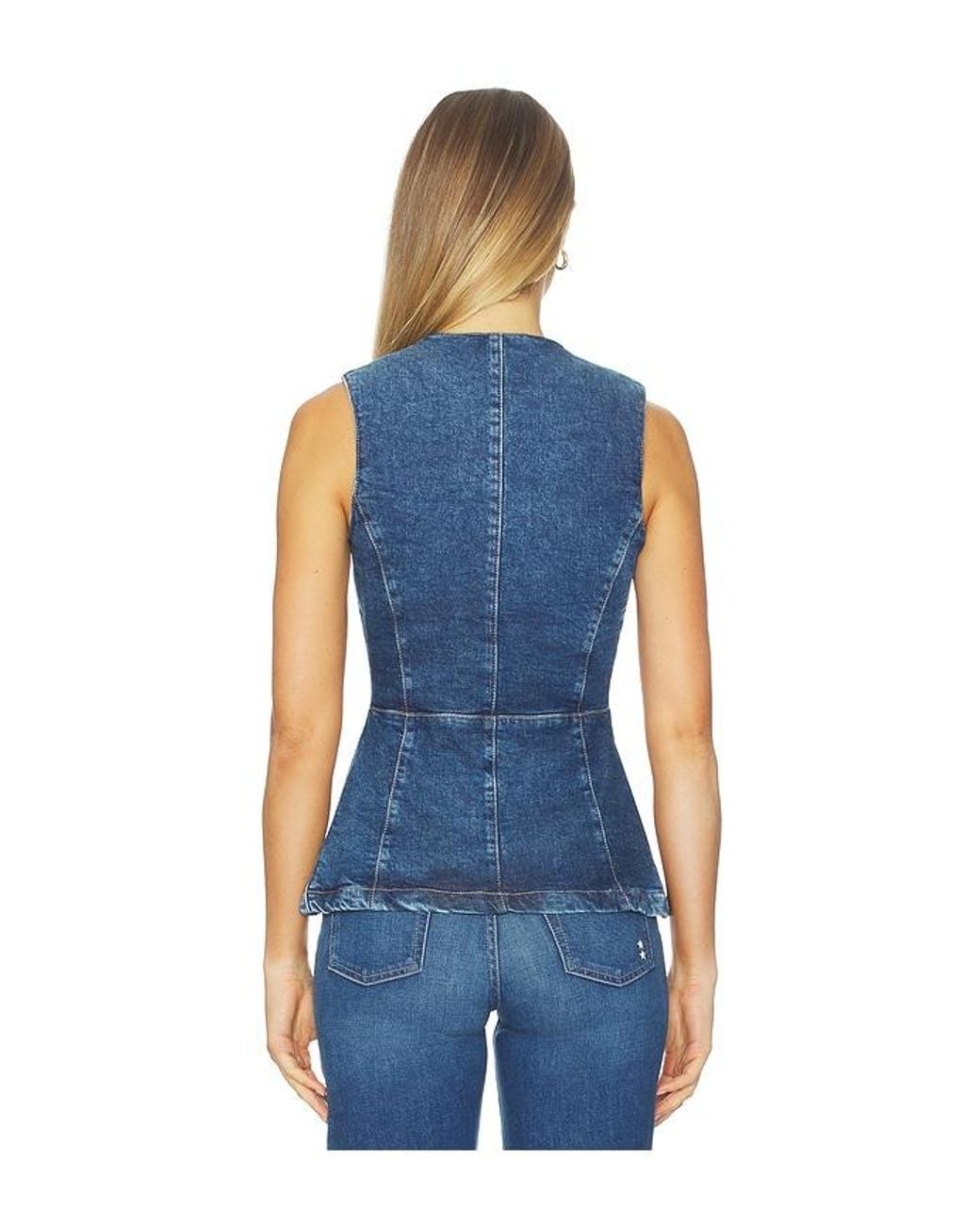 ICON DENIM Blue Lola Denim Vest