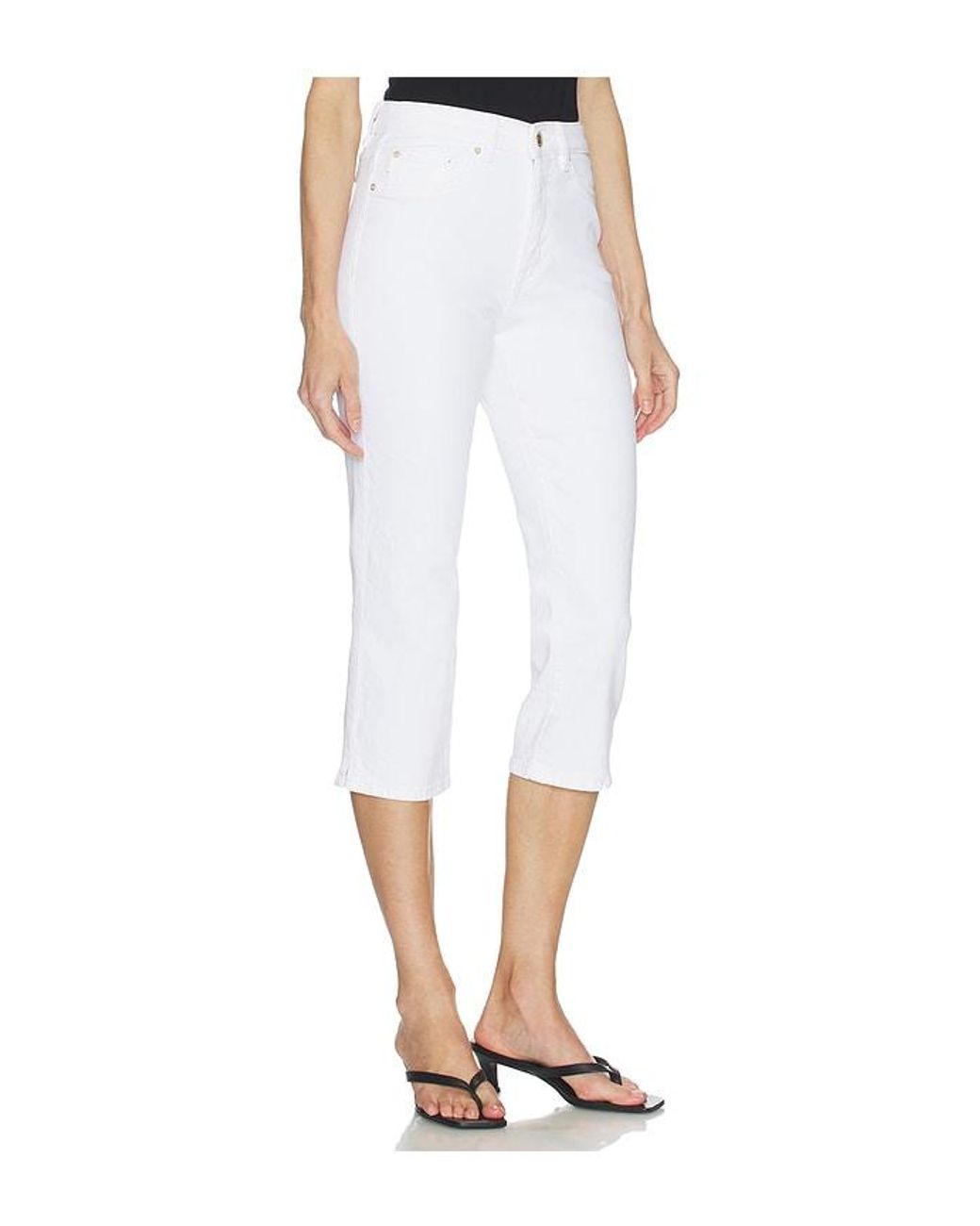 DL1961 Black Dl Kristy Capri Sculptsystem High Rise Jeans