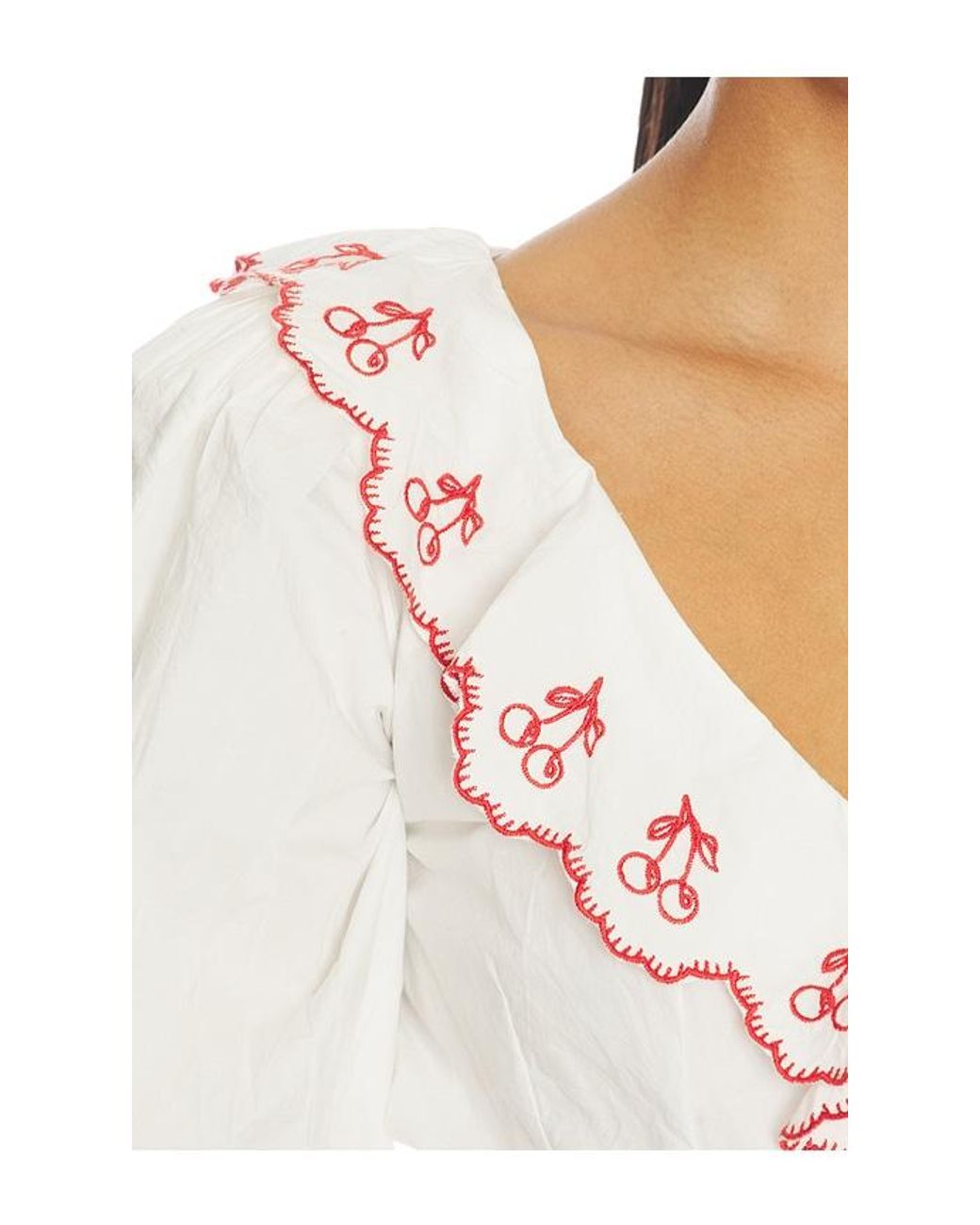 For Love & Lemons White Emma Top