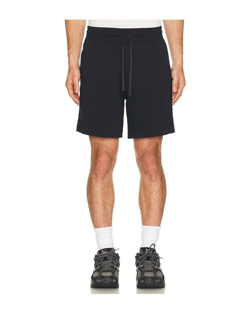 Reigning Champ Blue Heavyweight Jersey Standard Short 7 for men