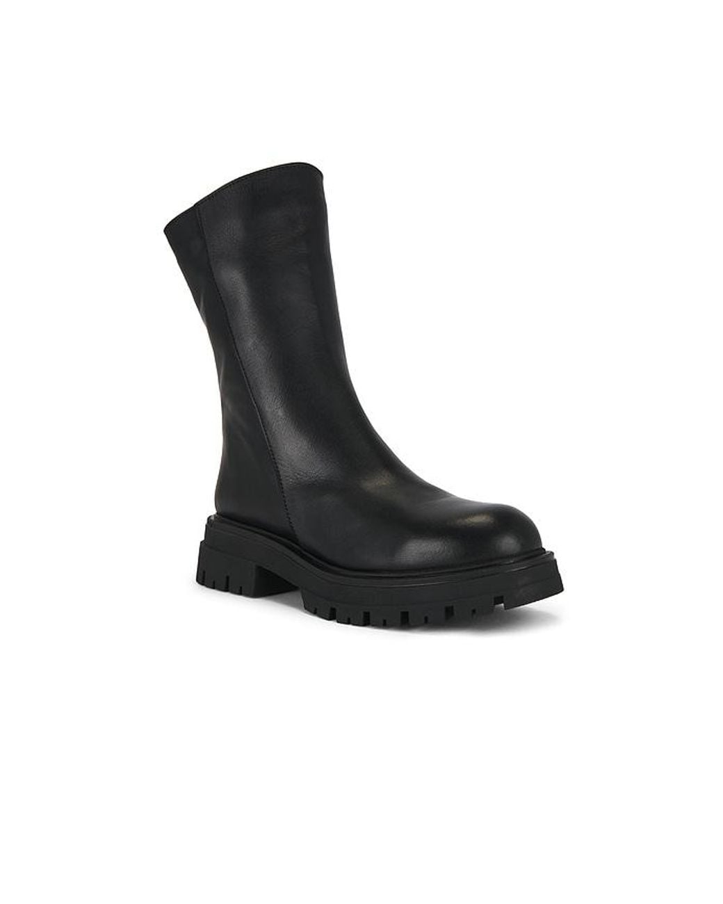 Steve Madden Black Lami Boot