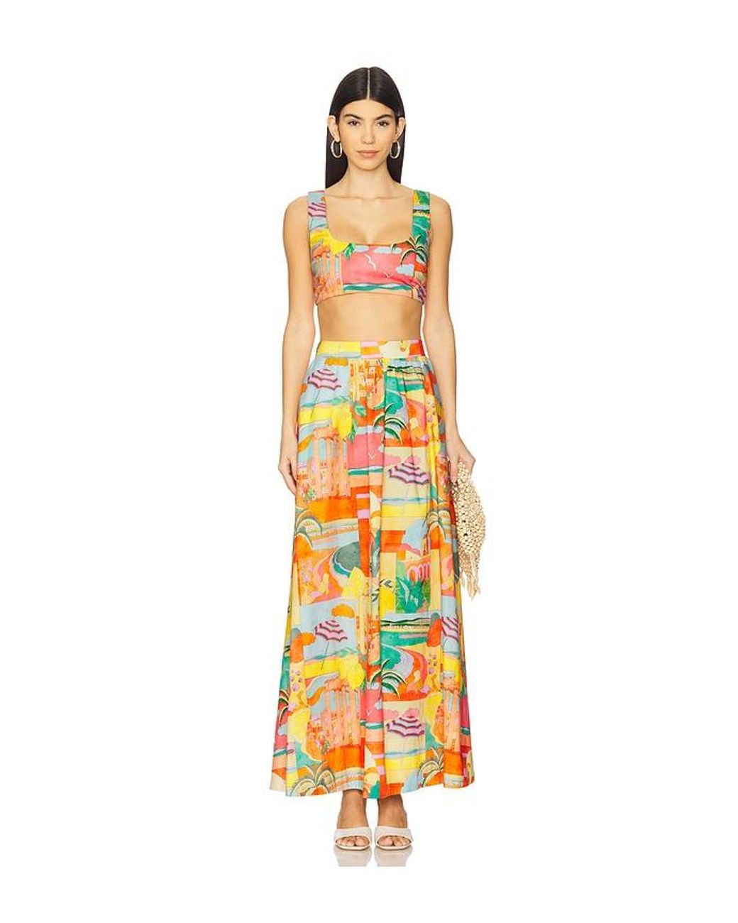 Show Me Your Mumu Orange Pisa Top