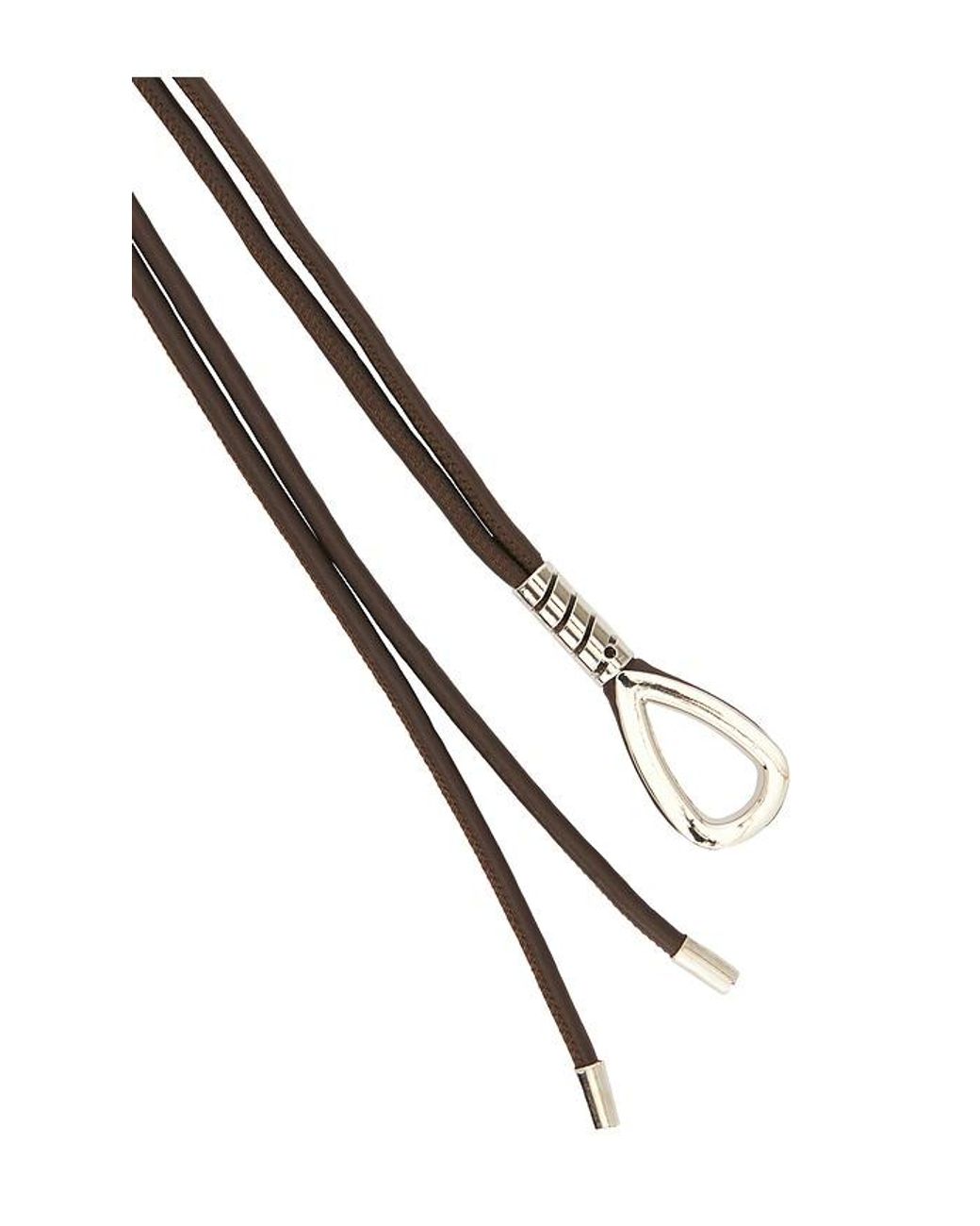 petit moments Black Chrome Tie Belt