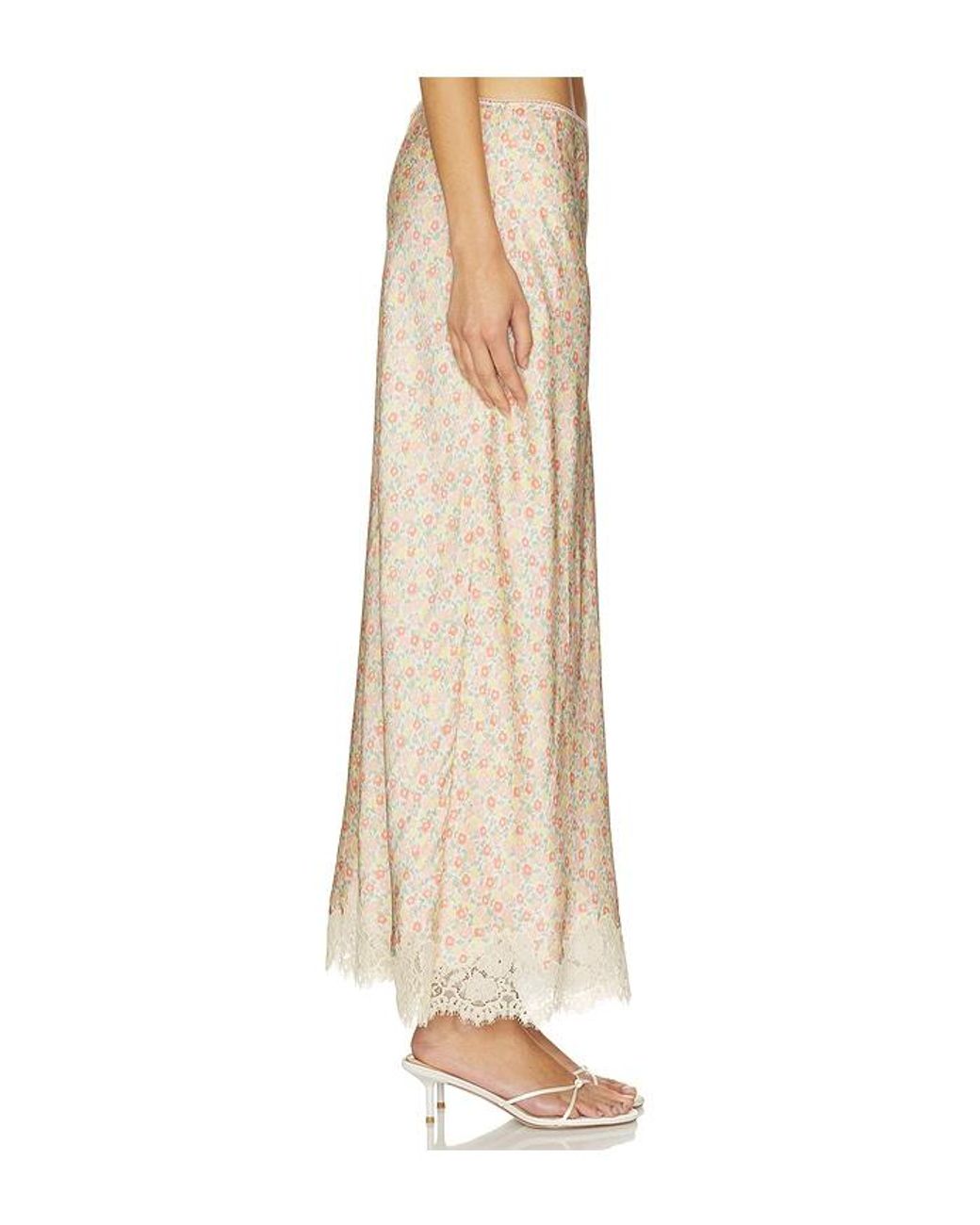Rixo Natural Matilde Skirt
