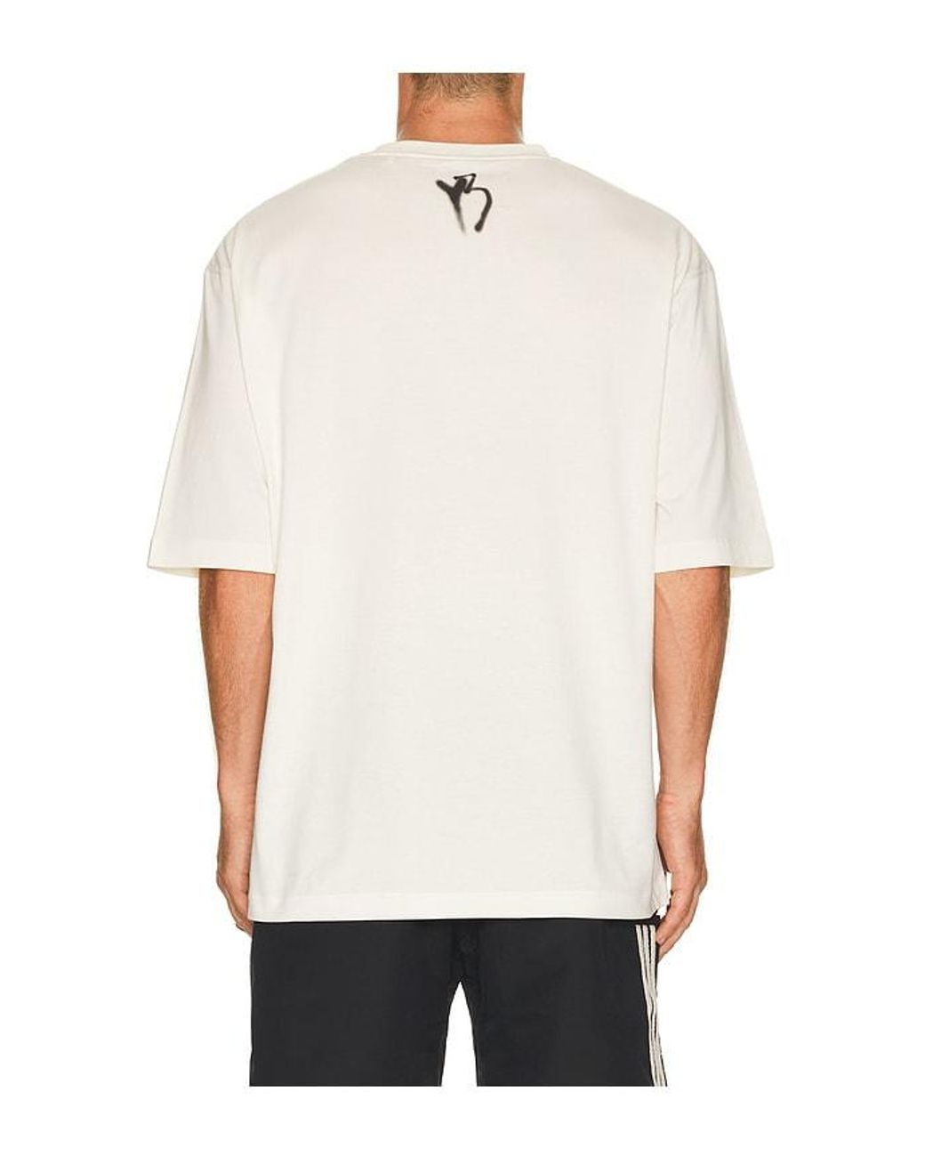 Y-3 White Gfx Tee for men