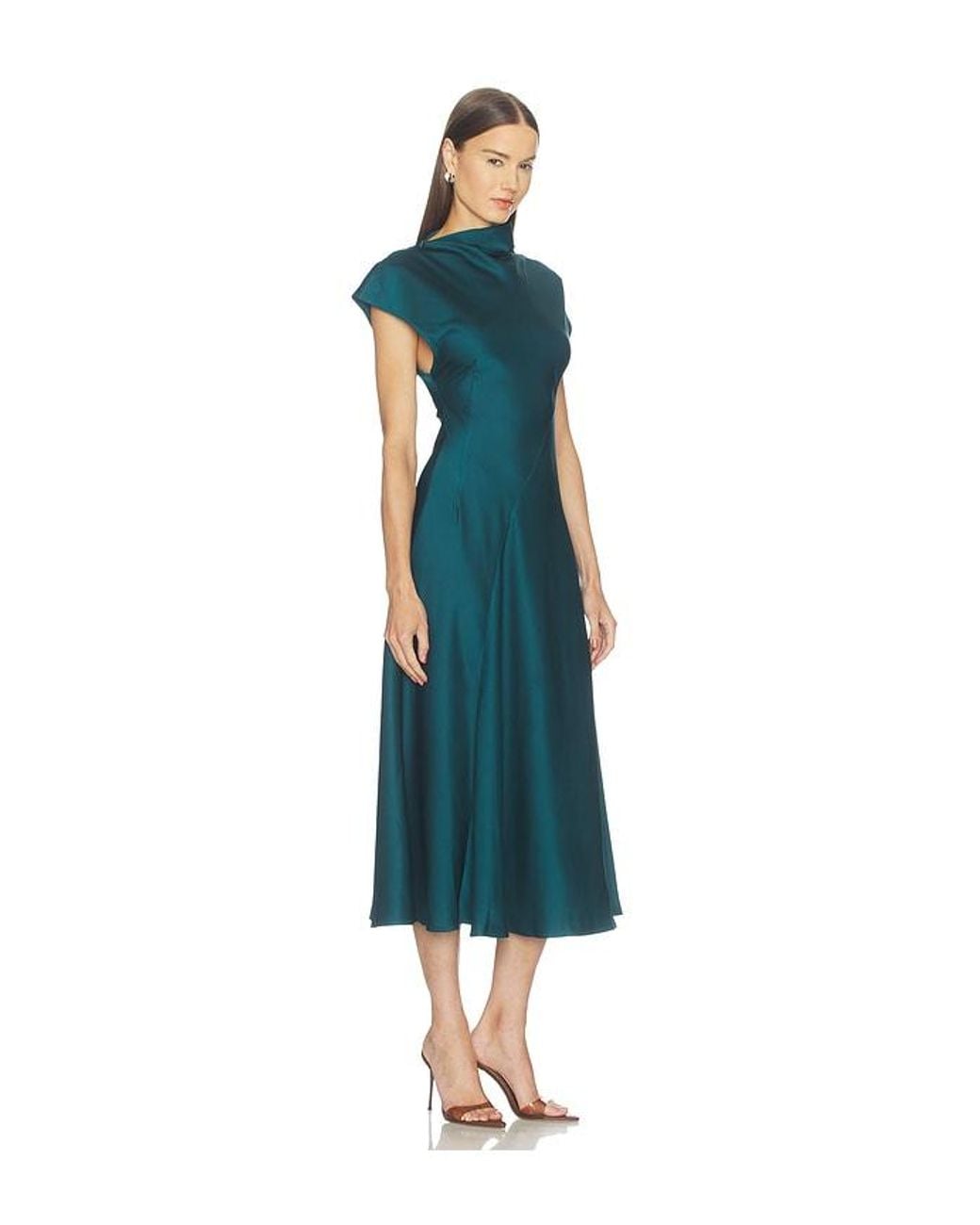 Camila Coelho Blue Ondina Midi Dress