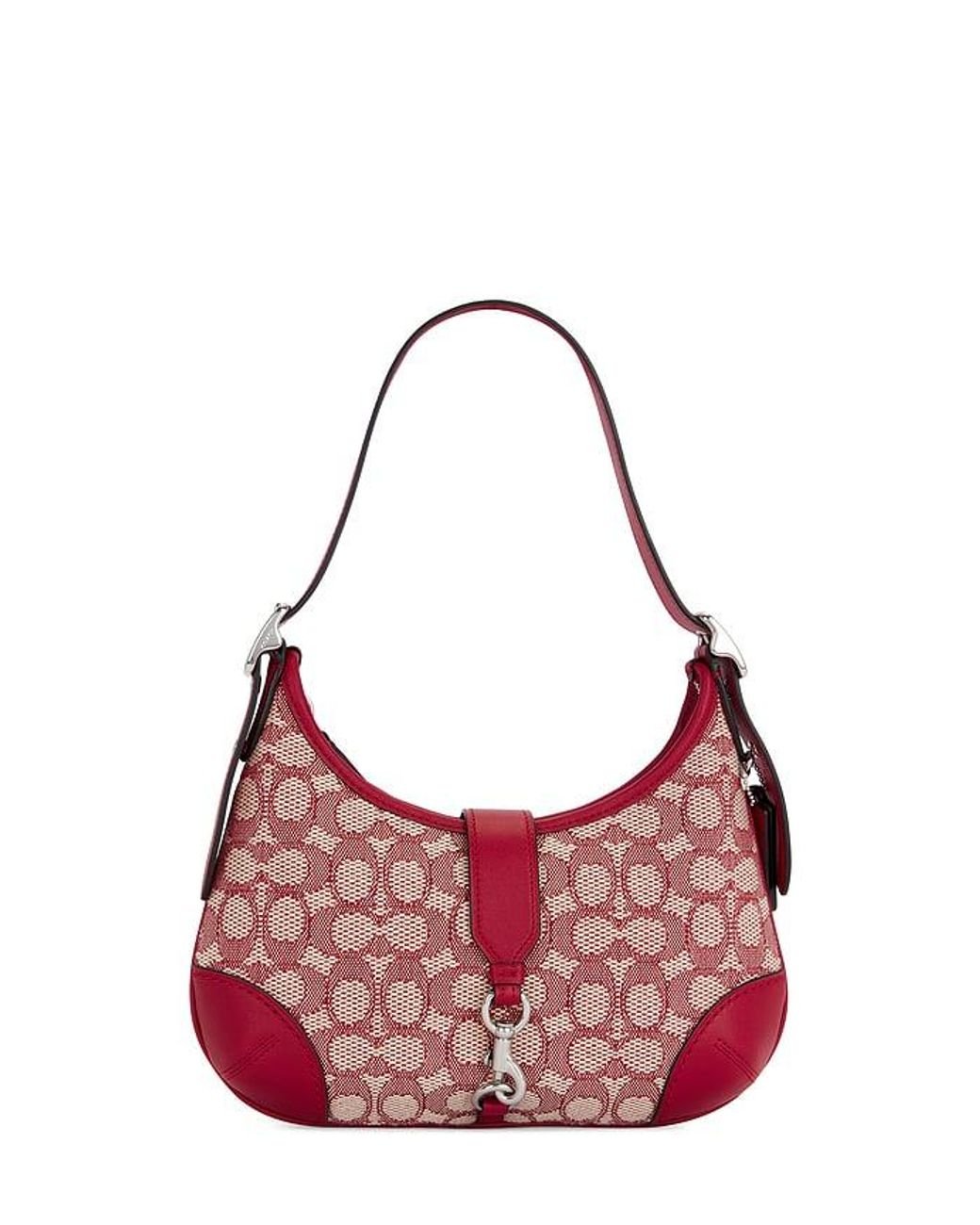 バッグ Coach Soho Red Leather Shoulder Bag Coach SoHo red leather pleated shoulder | Mercari