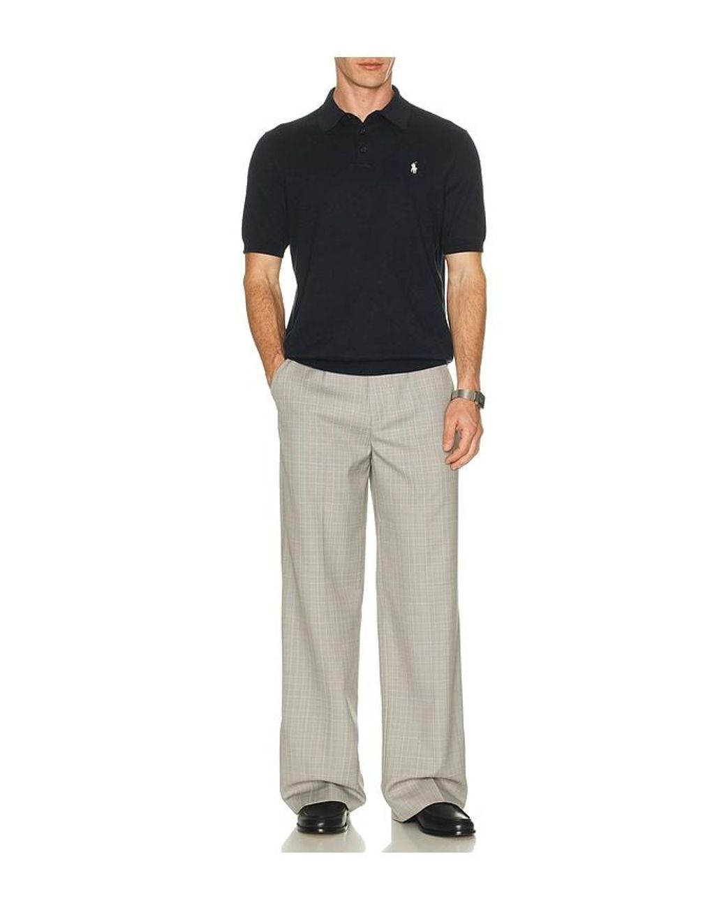 KROST White Elliott Plaid Trouser for men