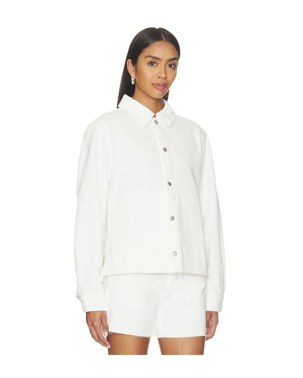 Still Here White Coach Jacket