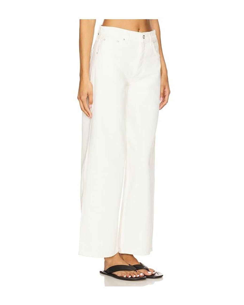Anine Bing White Manon Jeans