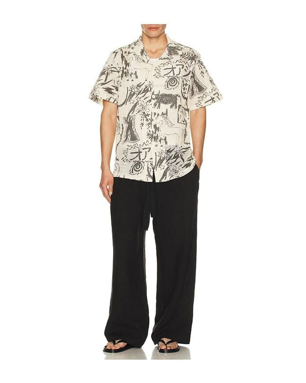 Oas Multicolor Gensou Cuba Shirt for men