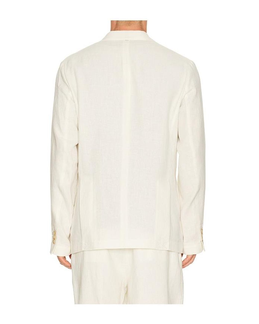 DISTRETTO12 Natural Certo Double Breasted Blazer for men