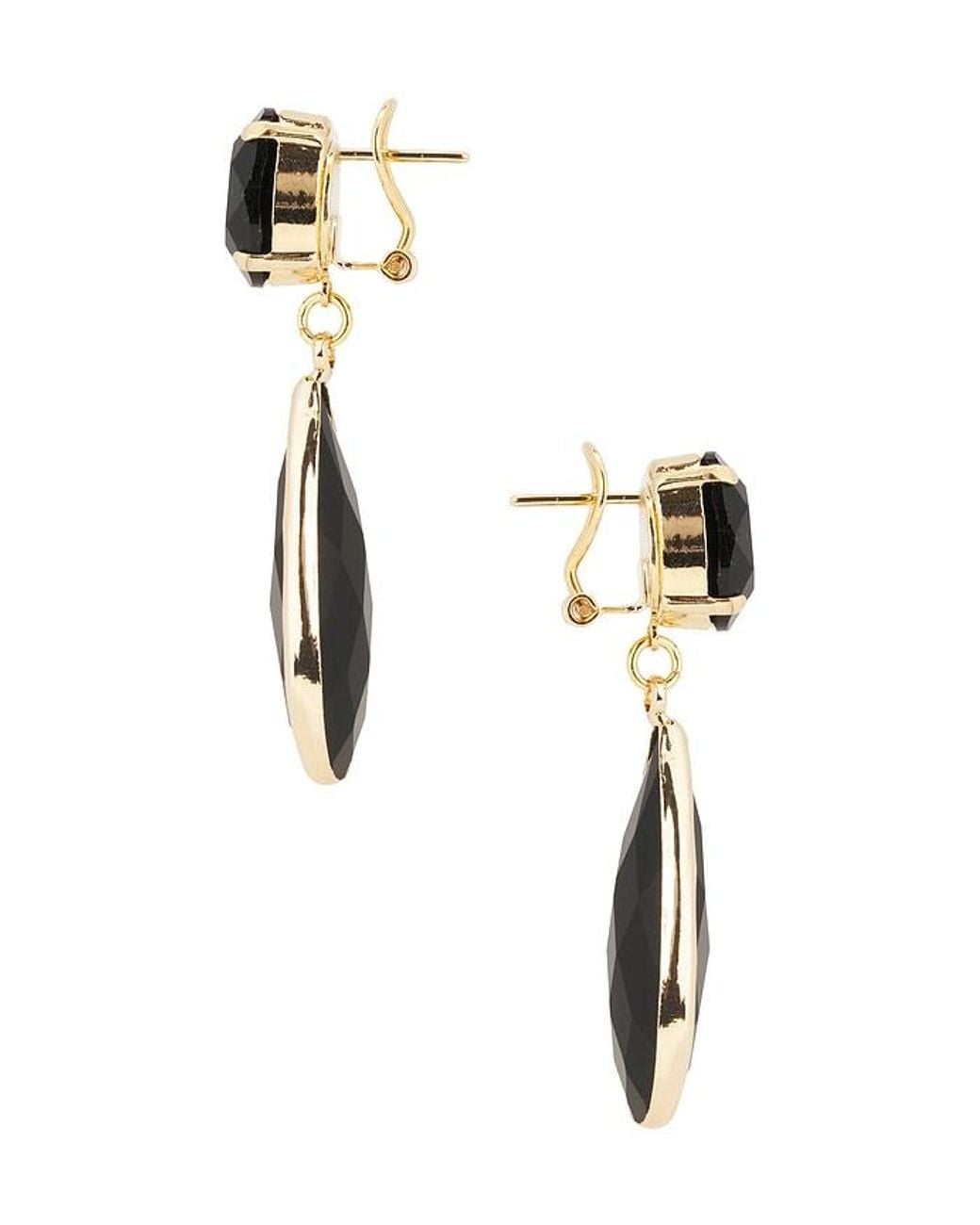 Anton Heunis Black Omega Clasp Mono Colour Drop