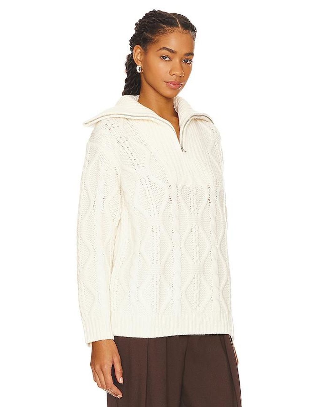 Vince half deals zip pullover