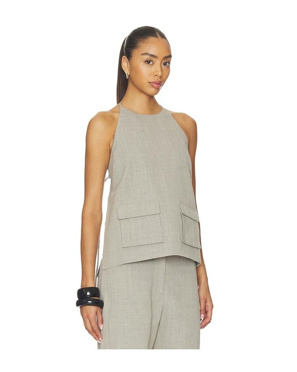 St. Agni Multicolor Utility Backless Top