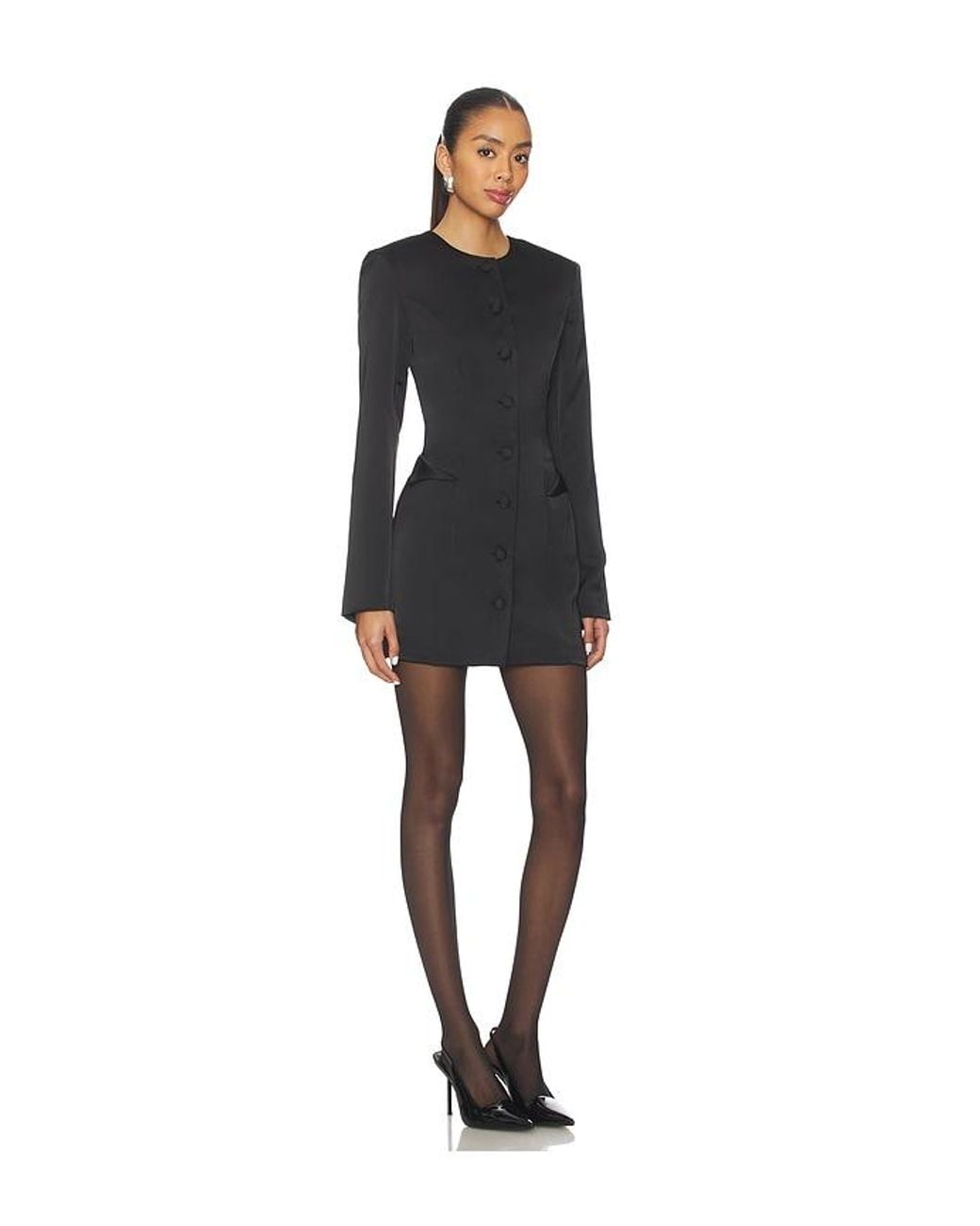 ALL THE WAYS Black Jezebel Mini Dress
