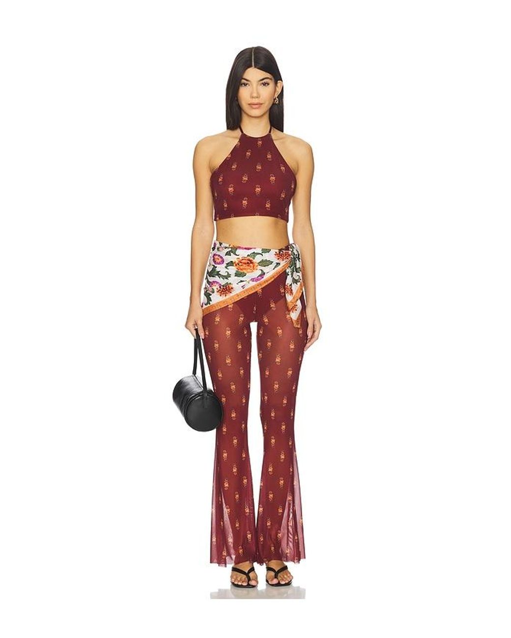 Agua Bendita Red X Revolve Jam Crop Top