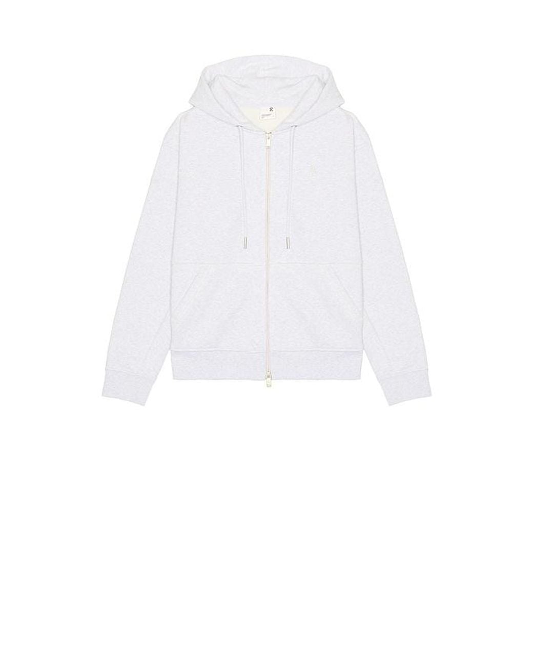 On Shoes White Club Collective Fz Hoodie for men