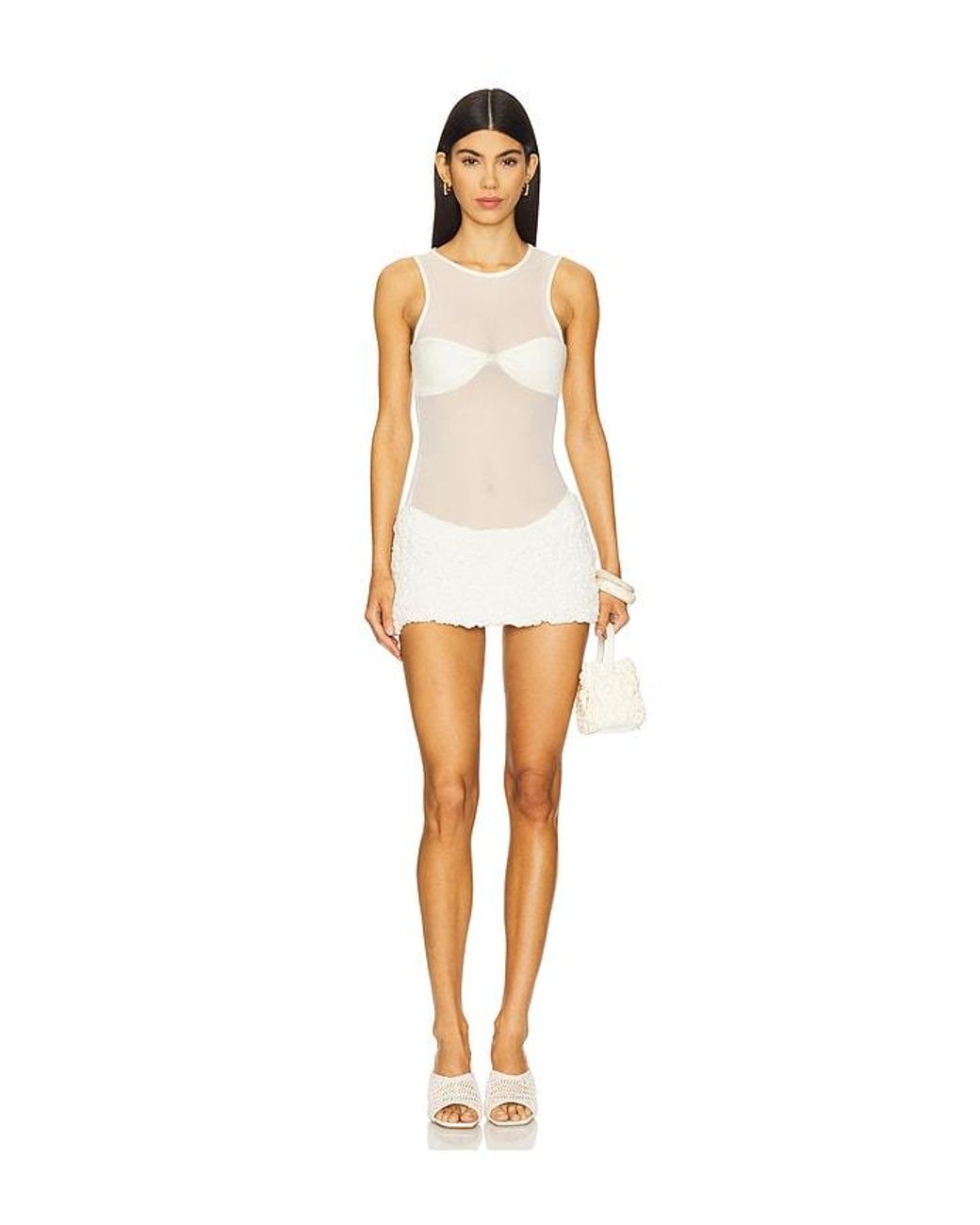 Selia Richwood White Poncik Mini Dress