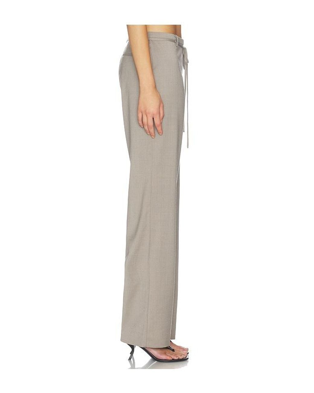 St. Agni Natural 90's Wool Rouleau Minimal Pant