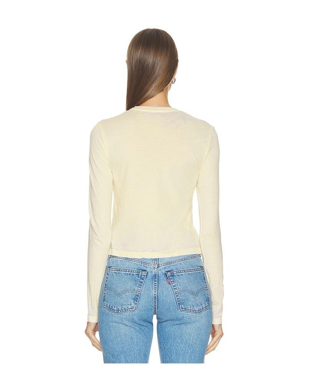 Daydreamer Blue Full Speed Auto Supply Burnout Vintage Long Sleeve Top