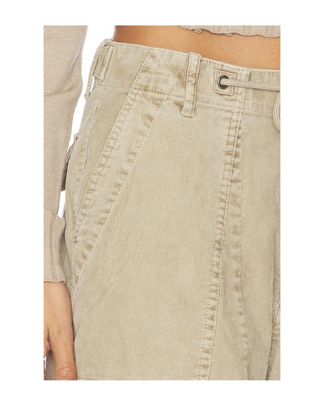James Perse Natural Fine Wale Stretch Cord Pant