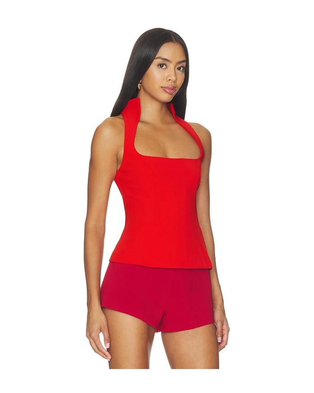 MAJORELLE Red X Blake Evin Lori Top