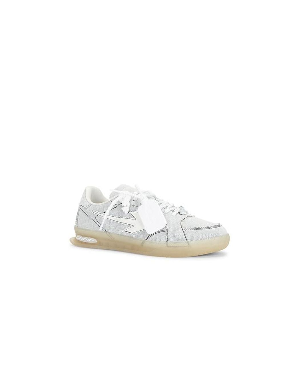 Off-White c/o Virgil Abloh White Denim End Of Play Sneakers for men