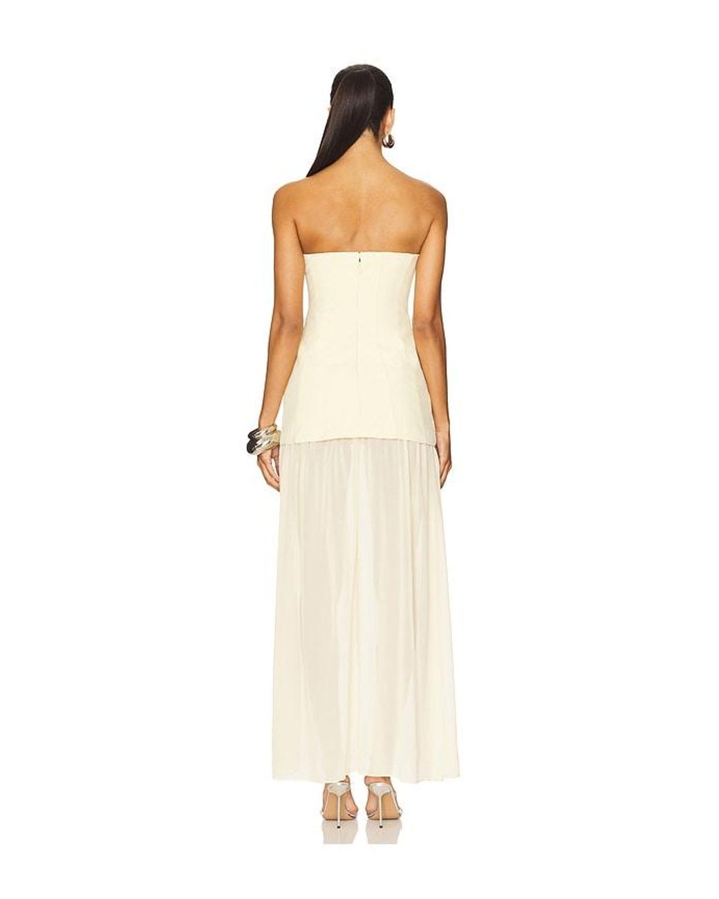 Amanda Uprichard White X Revolve Linda Dress