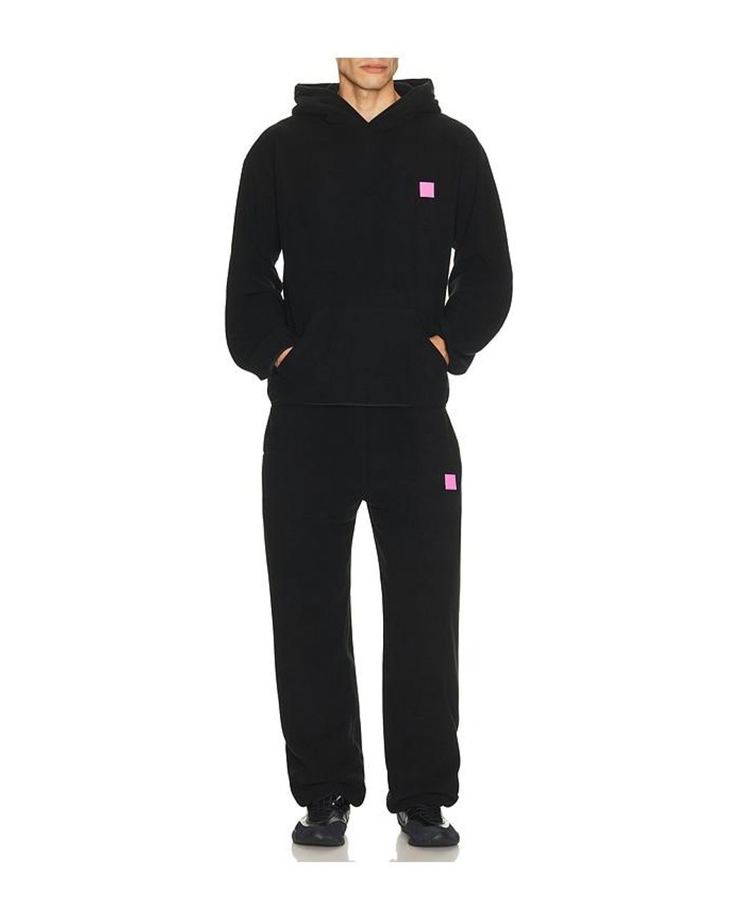 ANTI SOCIAL SOCIAL CLUB Black Polar Fleece Hoodie for men